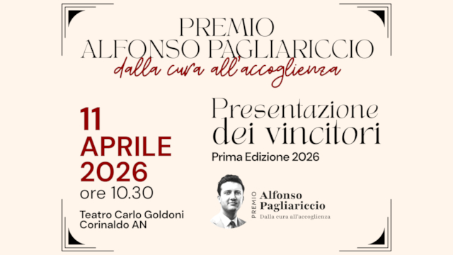 Premio Alfonso Pagliariccio - Sabato 11 aprile 2026 ore 10:30