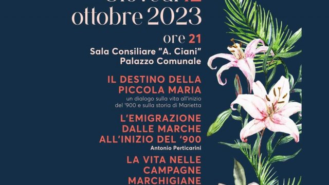 SETTIMANA GORETTIANA Giovedì 12 Ottobre 2023 ore 21,00