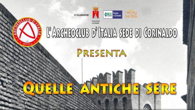 Archeoclub Corinaldo - Incontro con P. Galeazzi - Martedì 08/10/2024 h. 21.00